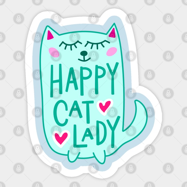 Cat Lady Sticker by machmigo